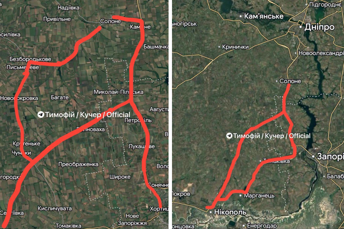 Тривога на дорогах: небезпека трас Дніпро-Запоріжжя та Нікополь